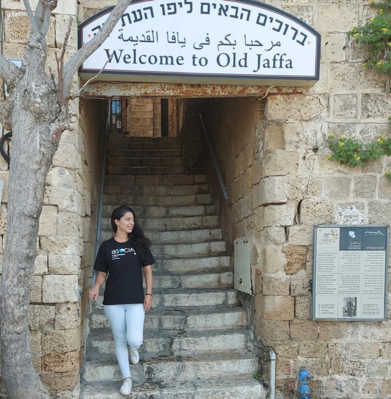 Voluntária da IB Social em Israel